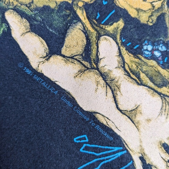 Vintage Metallica 1991 I’m Inside You Pushead Longsleeve - Picture 7 of 7
